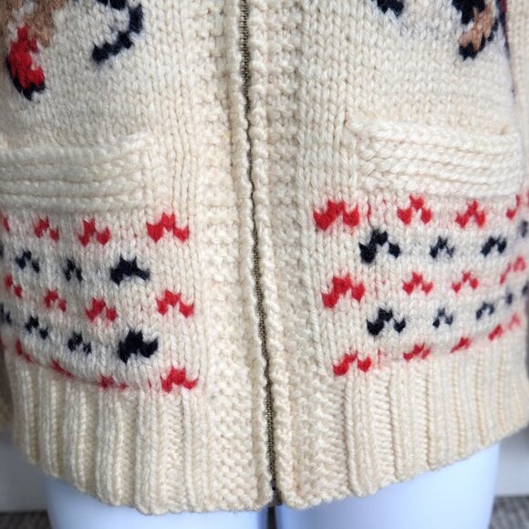 Vintage Mary Maxim skaters cardigan in heavy wool - Picture 4 of 8